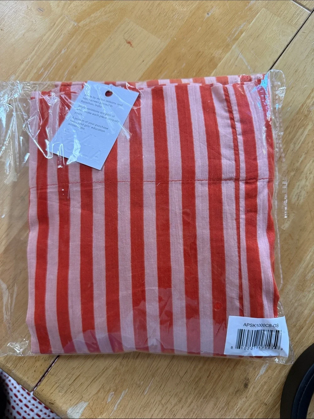 NWT Ink + Alloy Keaton Stripe Skirt Coral + Blush One Size Fits 2 - 8 - Picture 3 of 3